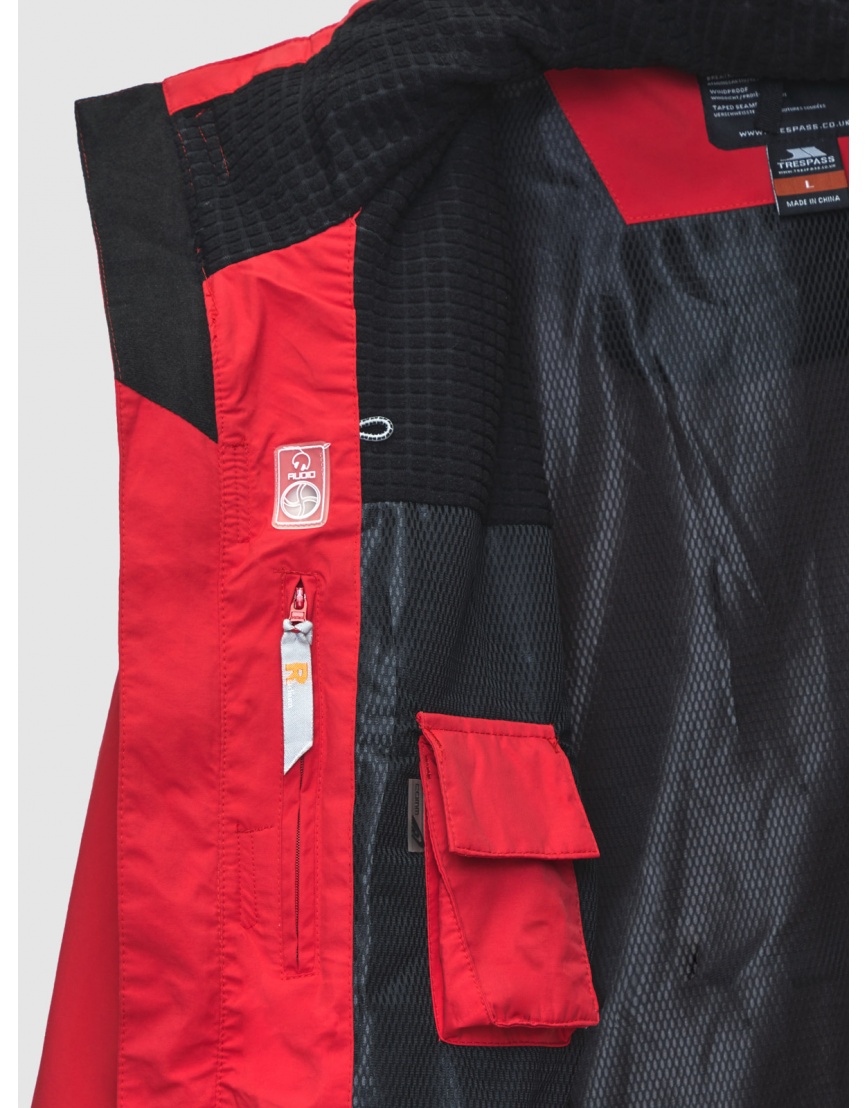 50 (L) – последний размер – красная горнолыжная куртка с капюшоном зимняя Trespass мужская 200071