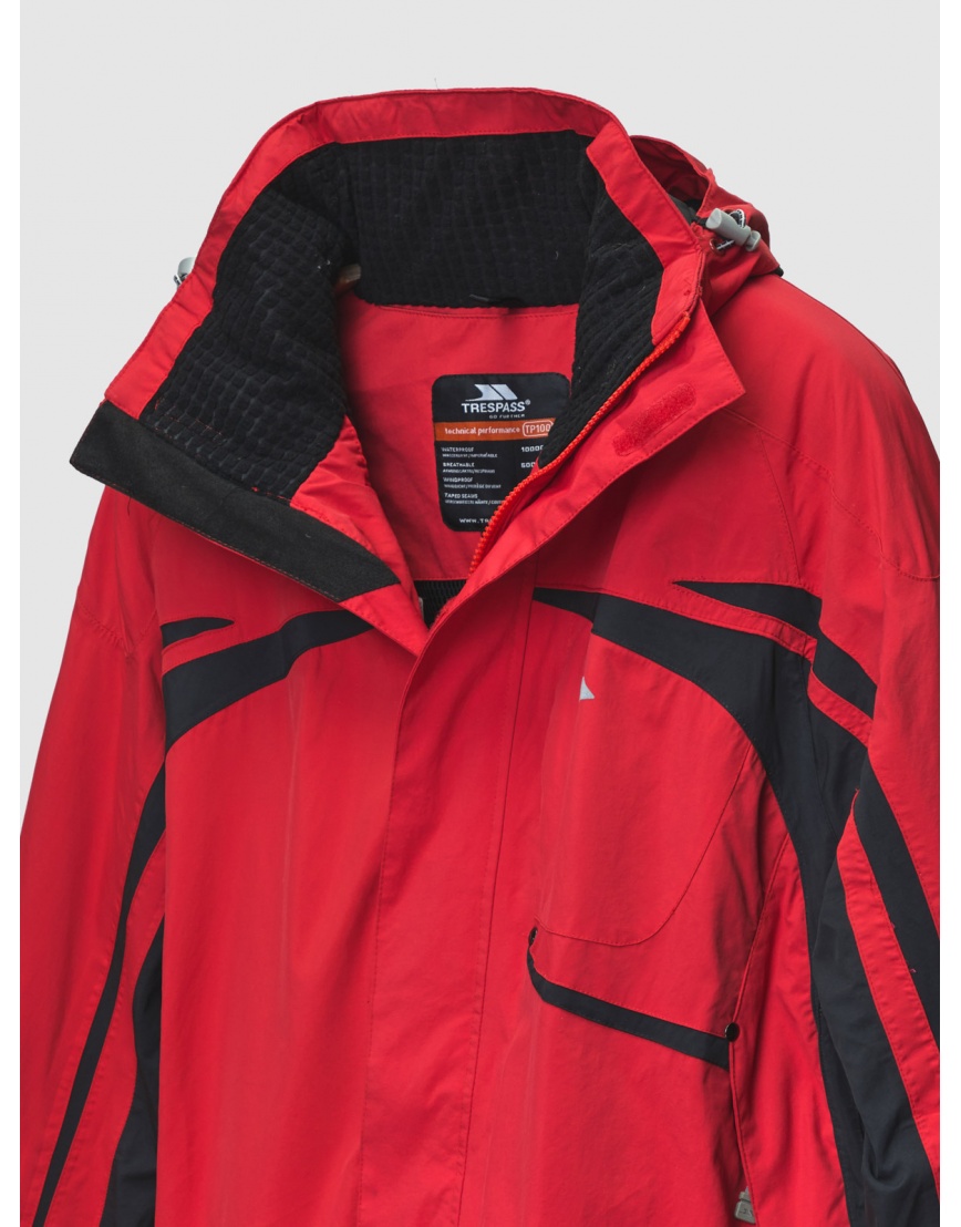 50 (L) – последний размер – красная горнолыжная куртка с капюшоном зимняя Trespass мужская 200071