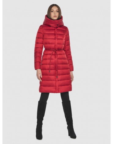 Фирменная красная куртка на весну женская 60084 фото 1