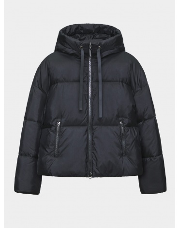 48 (M) – последний размер – короткая зимняя чёрная куртка женская Braggart 200363 фото 1