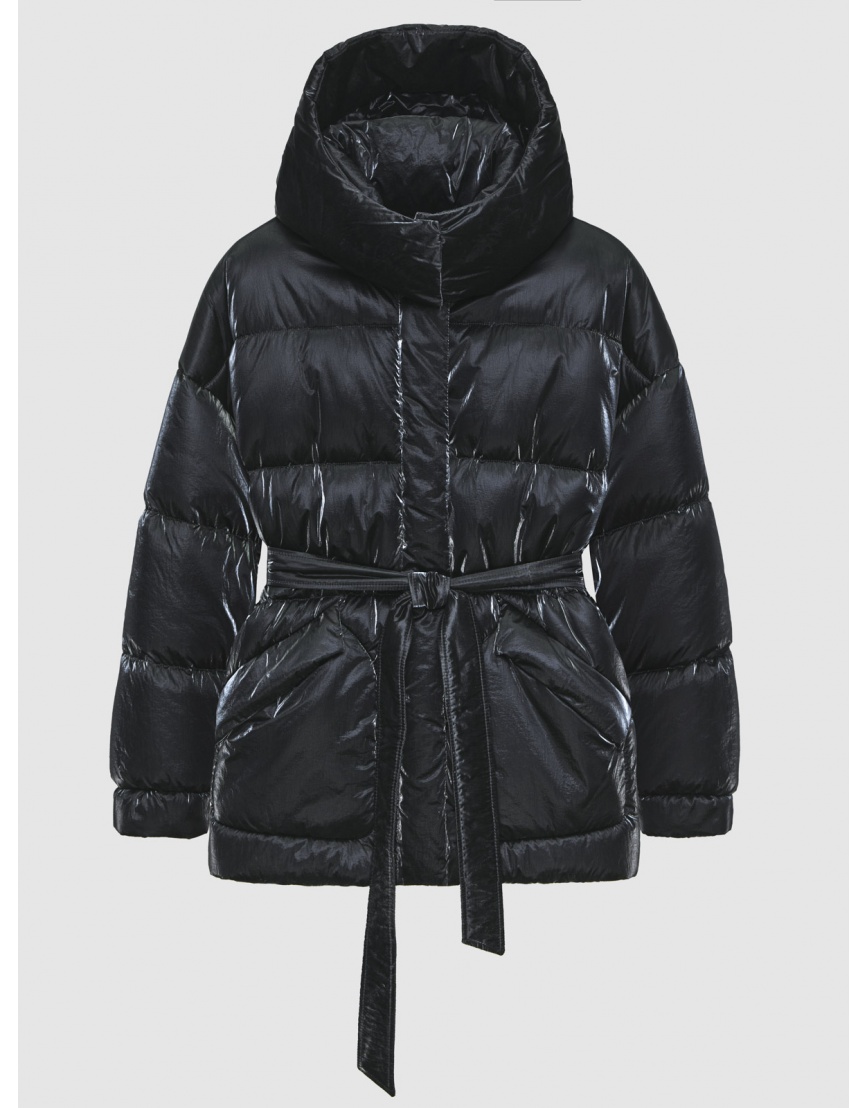 48 (M) – последний размер – зимняя чёрная куртка прямого фасона женская Kattaleya 200364