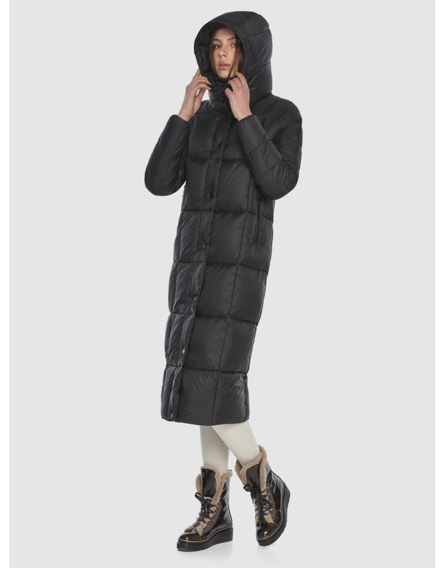 Зимняя куртка чёрная 1 стильная для девушек 60052 фото 6