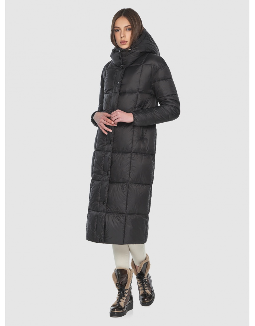 Зимняя куртка чёрная 1 стильная для девушек 60052 фото 1