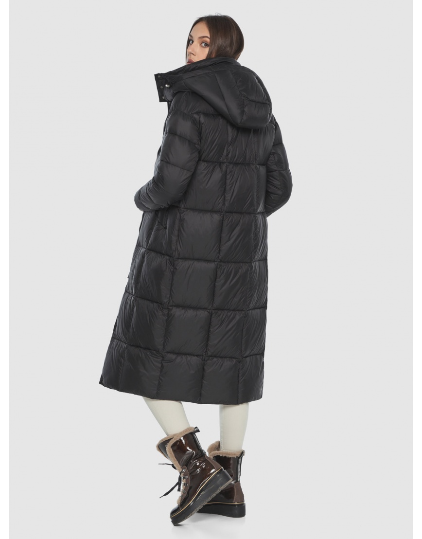 Зимняя куртка чёрная 1 стильная для девушек 60052 фото 5