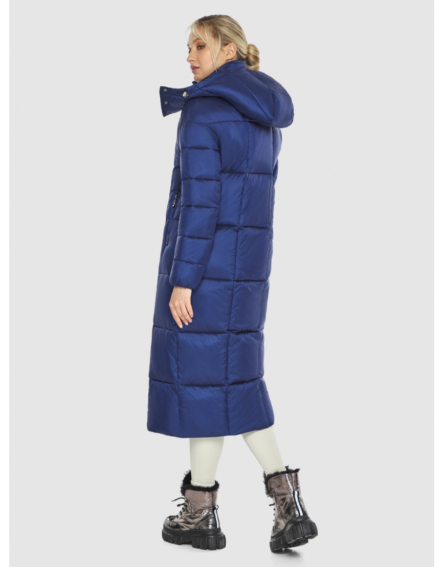 Стильная синяя куртка зимняя подростковая 60052 фото 3