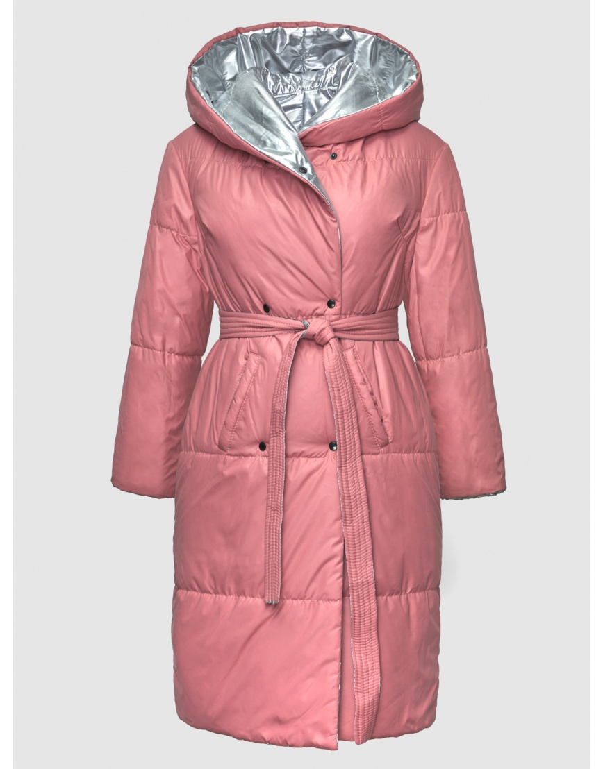 50 (L) – последний размер – двусторонняя зимняя куртка серая женская Doratti 200369 фото 2